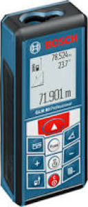 Télémètre laser GLM 80 Professional - 3,7 V -IP 54
Plage de mesure 0,05 – 80,00m
