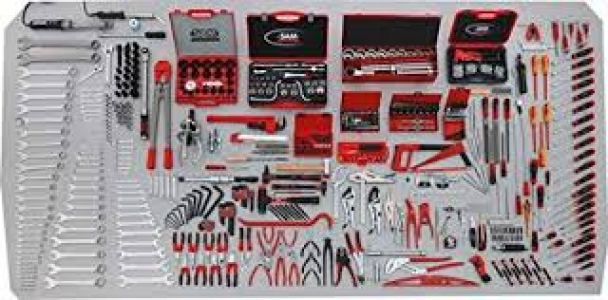 Sélection SAM de 549 outils pour technicien de maintenance industrielle
REF: CP- 549